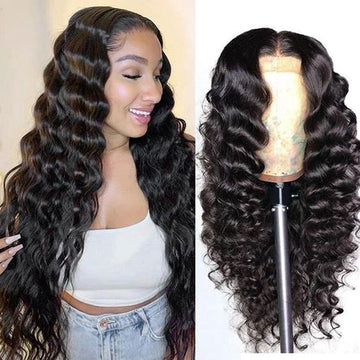 Neobeauty Hair Loose Wave Wig 13x4 Lace Front Wig Invisible HD Transparent Lace Frontal Wigs